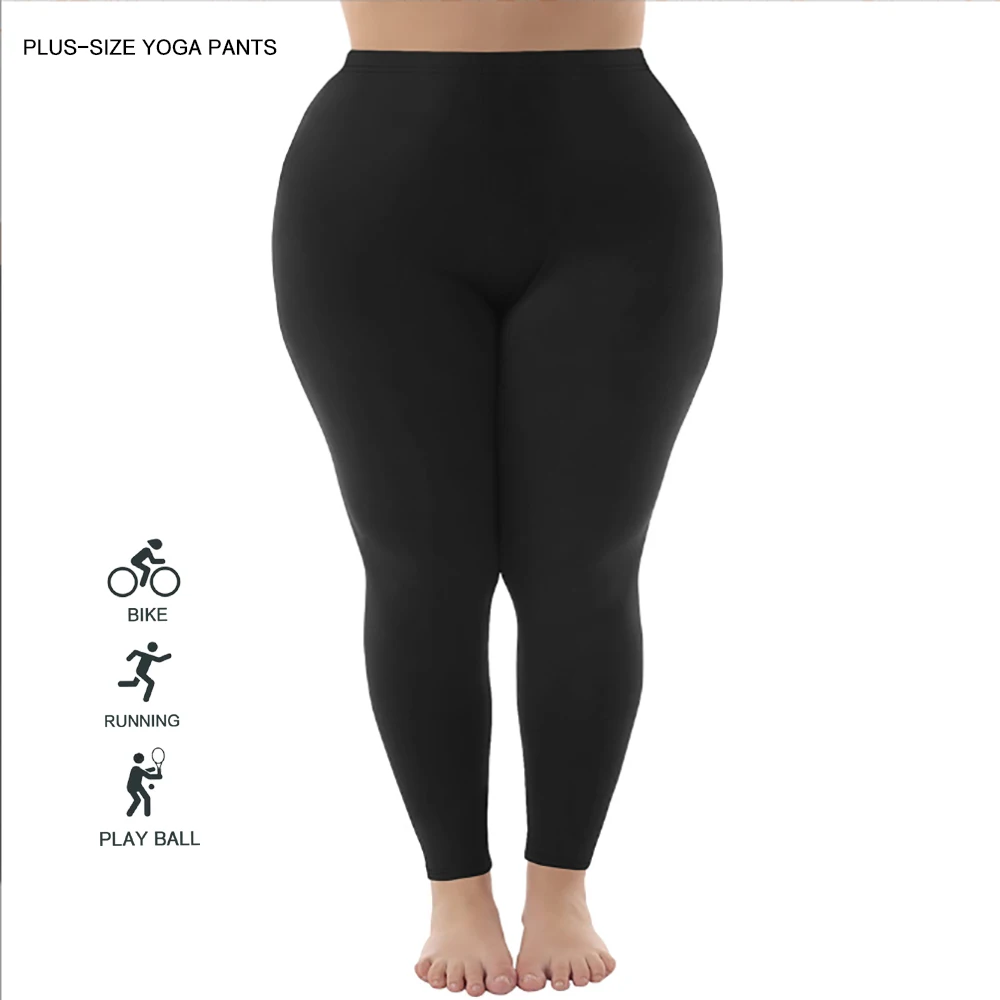 

plus Size Yoga Pants Women's High Waist Leggings Comfortable Breathable Sweatpants for plus Size Women Great elasticity