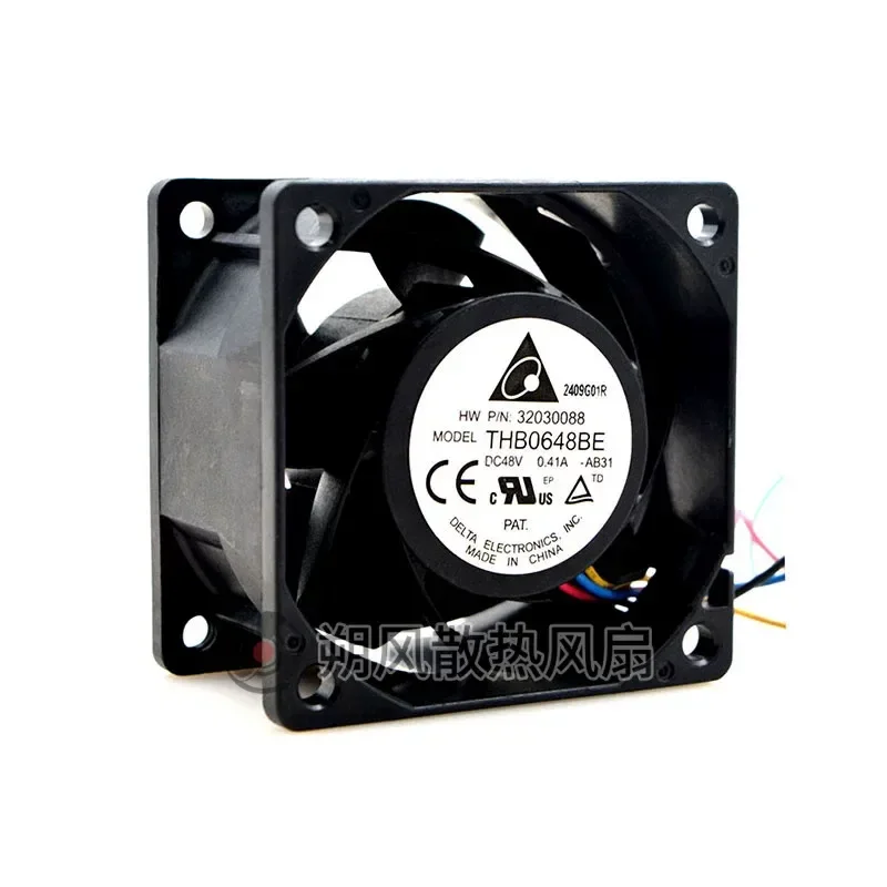 for Delta THB0648BE 6038 48V 0.41A 6CM Server Power Supply PWM Speed Regulating Cooling Fan