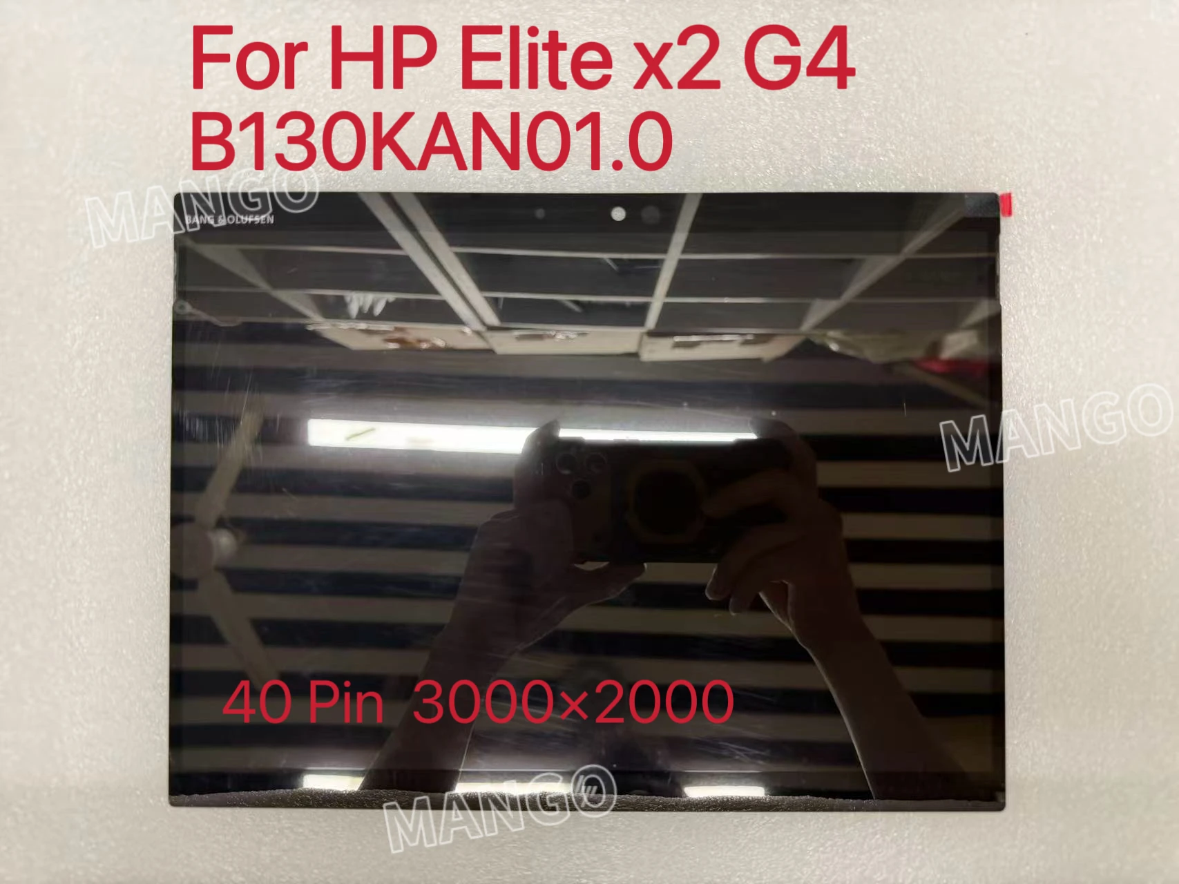 

13 inch HP Elite x2 G8 LCD panel touch screen replacement component 3000x2000 40 pin display screen number B130KAN01.0