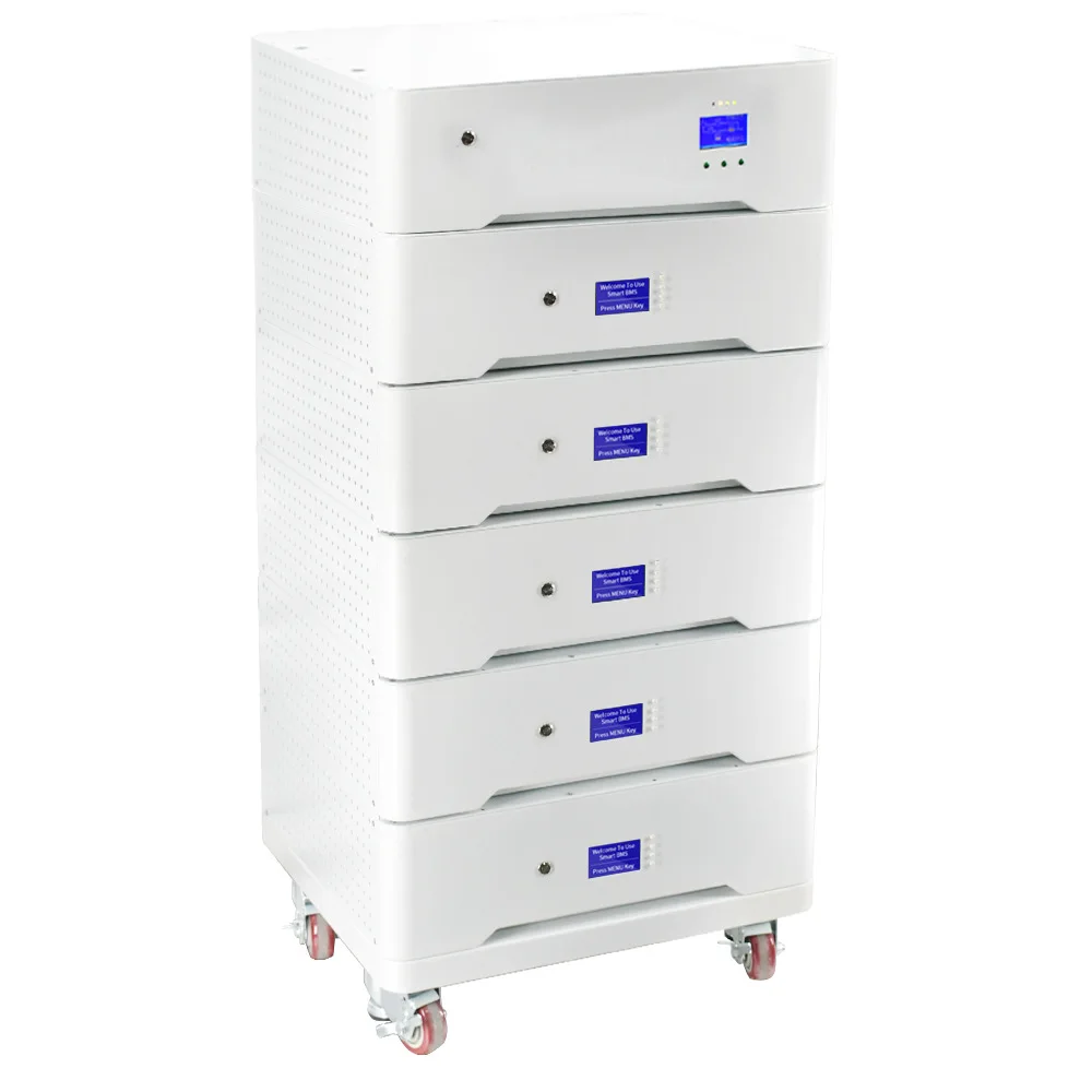 Lithium Iron Phosphate Stacked Energy Storage Battery 48V500Ah Home Solar Power System