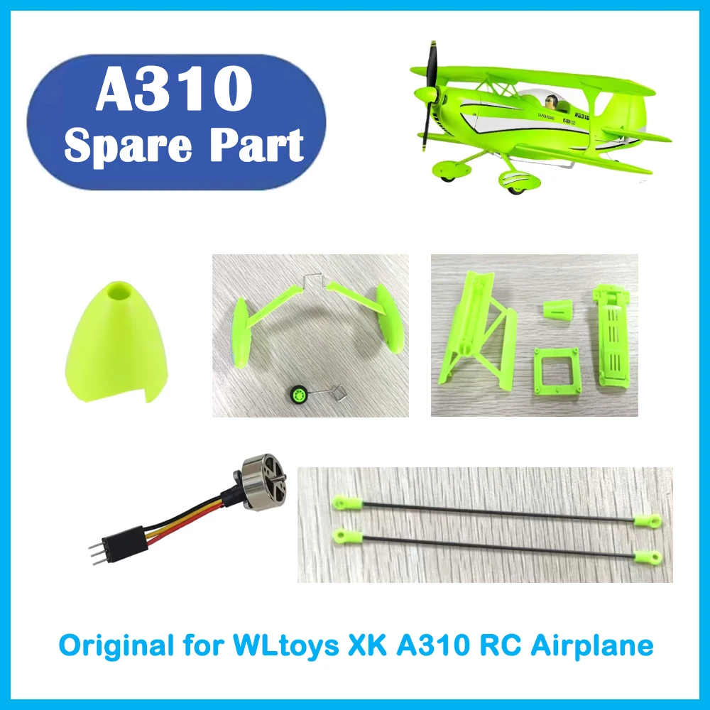 Wltoys XK A310 Glider Beech D17S Foam Airplane Original Spare Part Tail Blade / USB Charger / Receiver / Screws / Fairing etc.