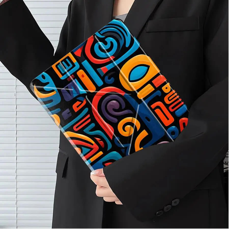 Colorful Pattern Tablet Case For iPad Air 4 5 M3 M2 M4 11inch Pro 11th 10th 9th 8th 7th 12.9inch Mini 6 7 Pro 2025 Holder Cover