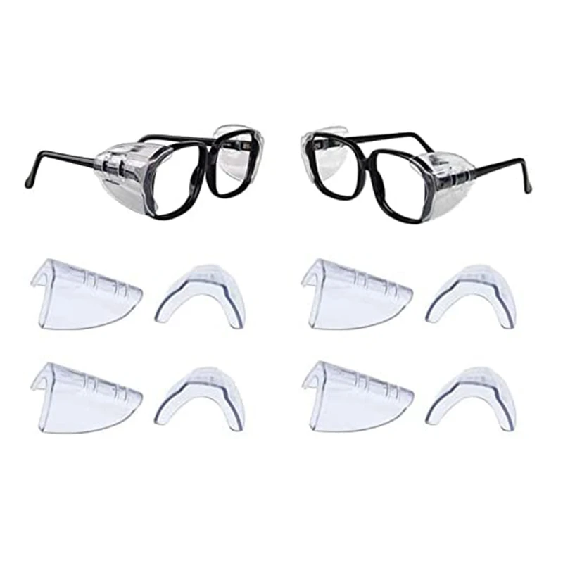 Eye Glasses Side Shields Slip On Clear Side Shield For Safety Glasses