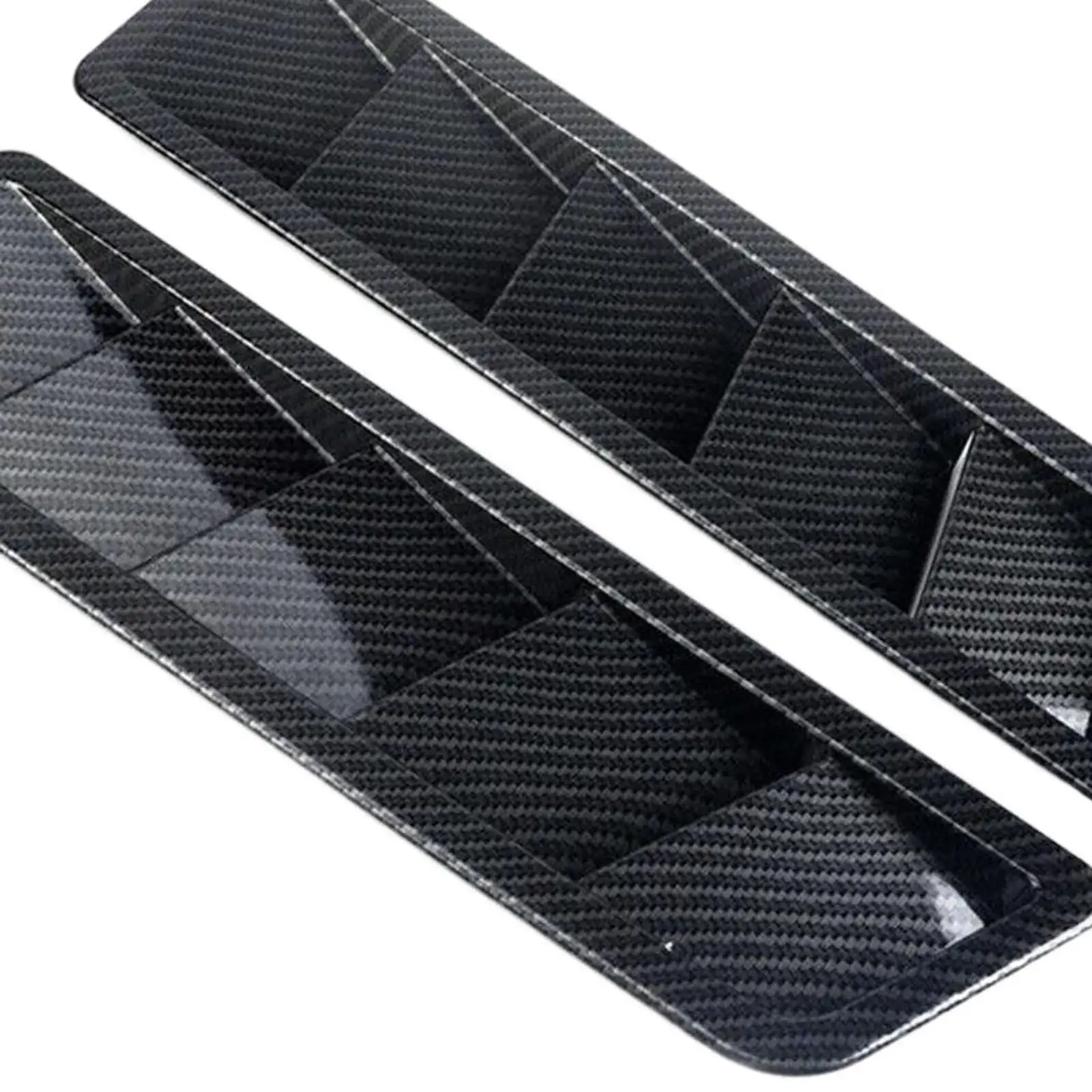 Car Hood Vent Air Flow Intake Louver Vents Bonnet Cover Black