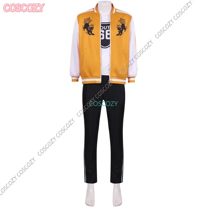 Аниме WIND BREAKER Jou Togame WINBRE Косплей Костюм Куртка для взрослых Пальто на молнии Школьная форма Shishitoren Футболка Брюки Cos Set