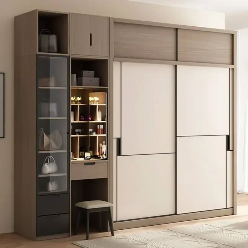 AA Modern Organize Wardrobes Sliding Doors Ideas Clothes Bedroom Wardrobes Cupboard Home Wooden