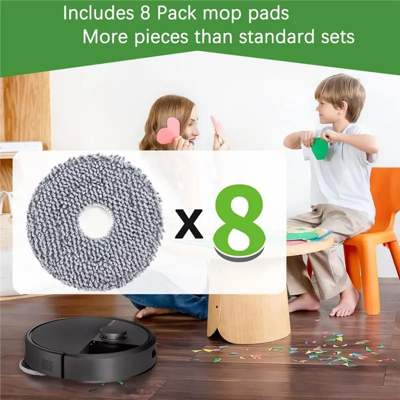 A35R لـ Irobot Roomba Plus 405&505 وسادات ممسحة بديلة، لروبوت Dreame X40 Ultra Complete/L10s Pro Ultra Heat Combo #5