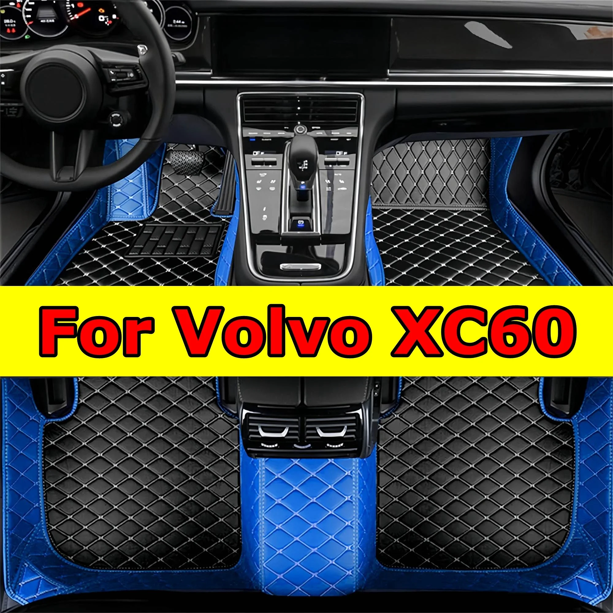 

Custom Car Floor Mats for Volvo XC60 2018 2019 2020 Non-Slip All Weather Waterproof Coverage Floor Liners Auto Carpet