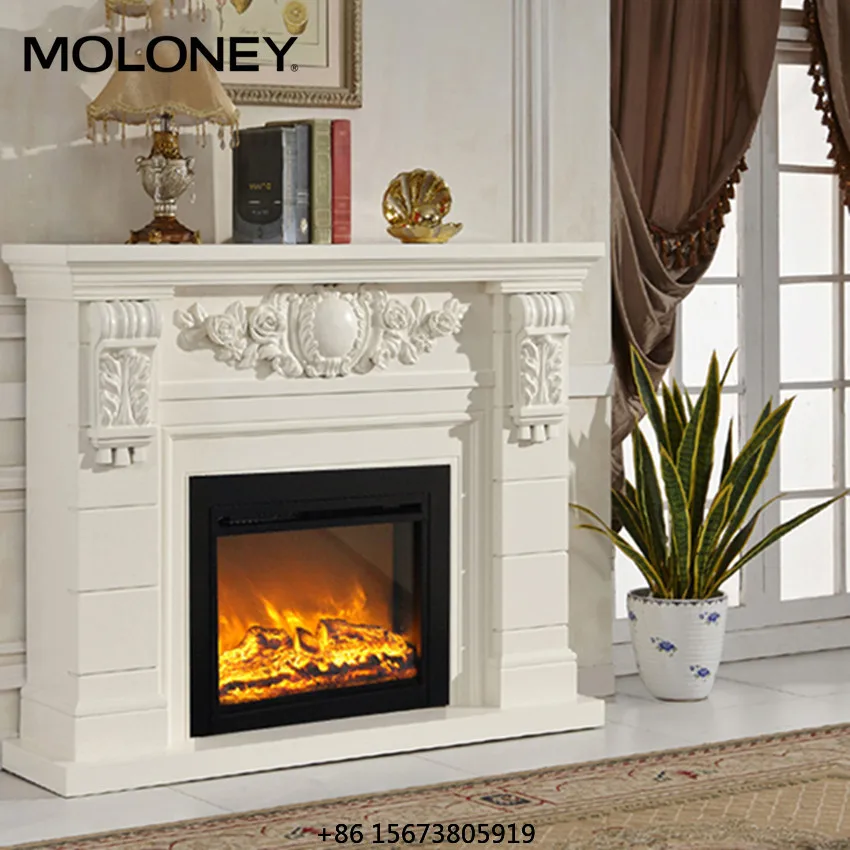 30-inch Intelligent Simulation Flame Plug-in Decorative Electric Fireplace
