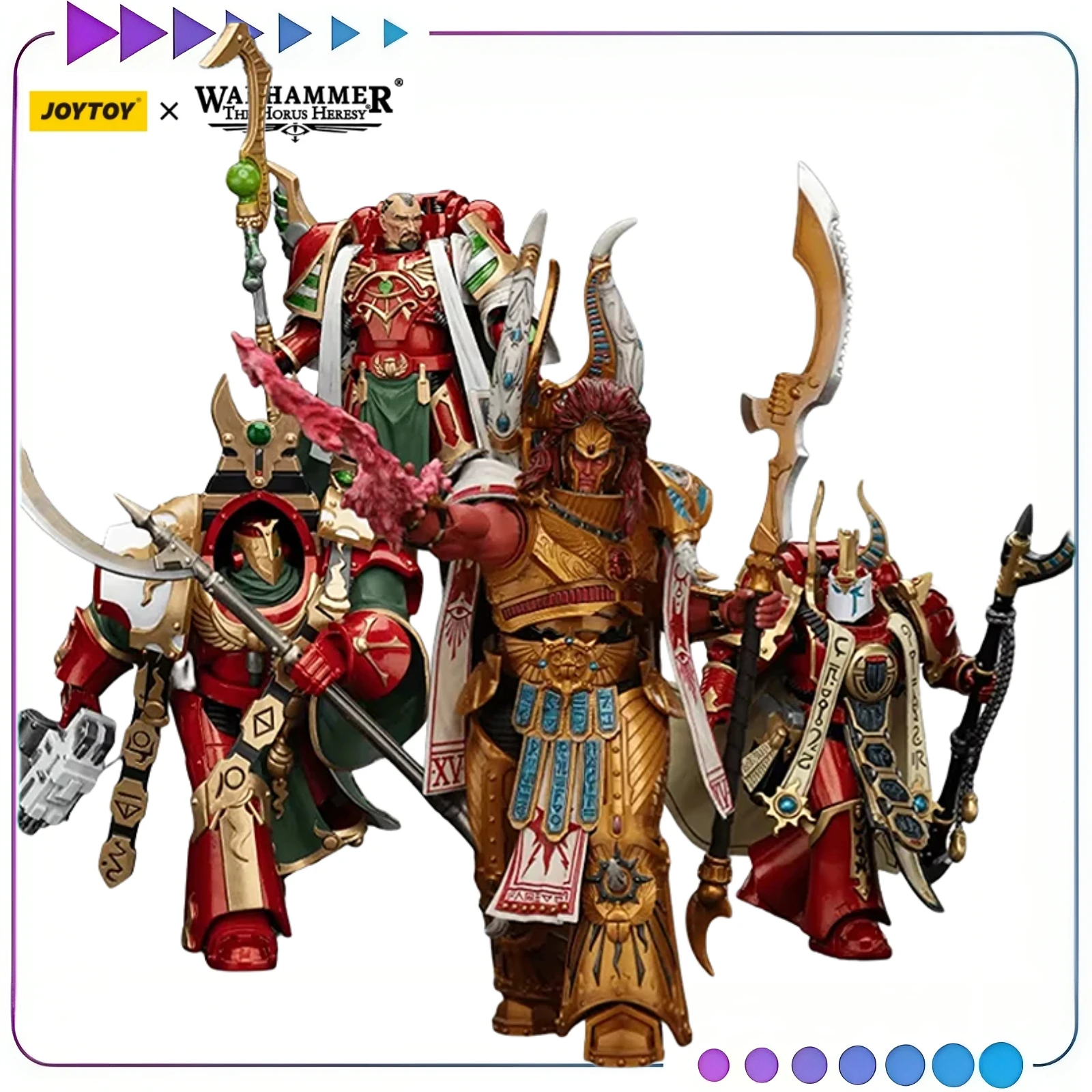 

【In Stock】JOYTOY Warhammer 40K Thousand SonsMagnus The RedPrimarch of The XVth Legion Archon Ahzek Ahriman Magistus Amon