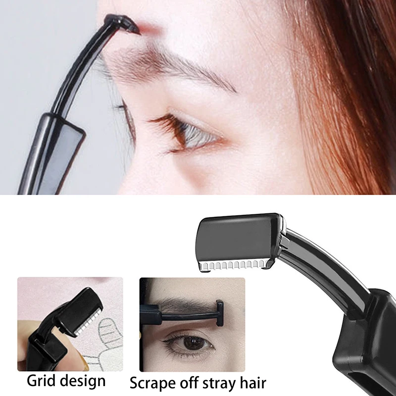 4/5Pcs Eyebrow Cutters Set Eye Brow Trimmer Scissors Comb Face Shaver Hair Removal Razor Tweezers Eyelash Brush Women Makeup