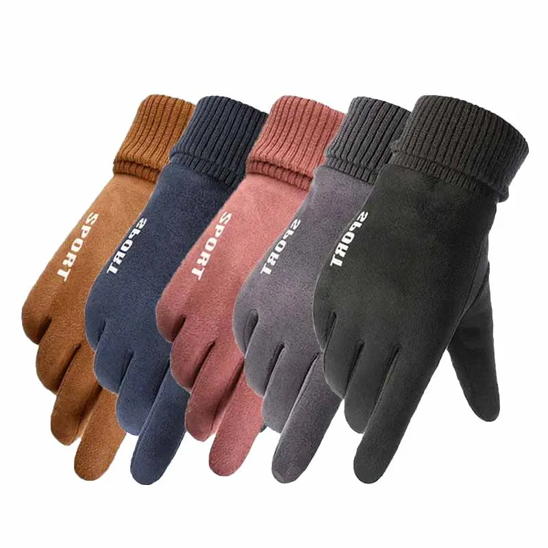 Guantes cálidos de invierno para nieve, esquí, Snowboard, motociclismo, guantes de gimnasio de invierno, guantes con pantalla táctil para hombres y