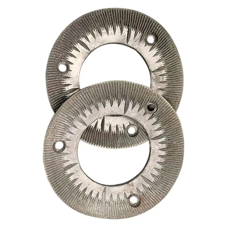 [hot-a34r】-for-dry-feed-flour-mill-plates-2pcs-grinding-sheets-for-150-model-electric-grain-mil-steel-milling-discs