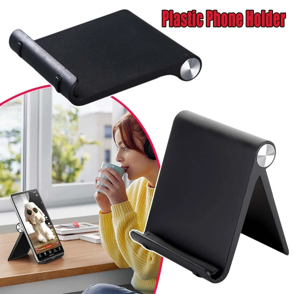 

Tablet Stand Plastic Phone Holder Desktop Simple Business Small Gift Phone Stand Support for Mobile Phone and Tablet Universal