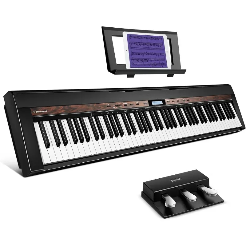 Digital Piano,88 Key Weighted Keyboard with Hammer Action,2x30W Speakers,200 Rhythms,238 Tones, Electric Piano Keyboard 88 Keys