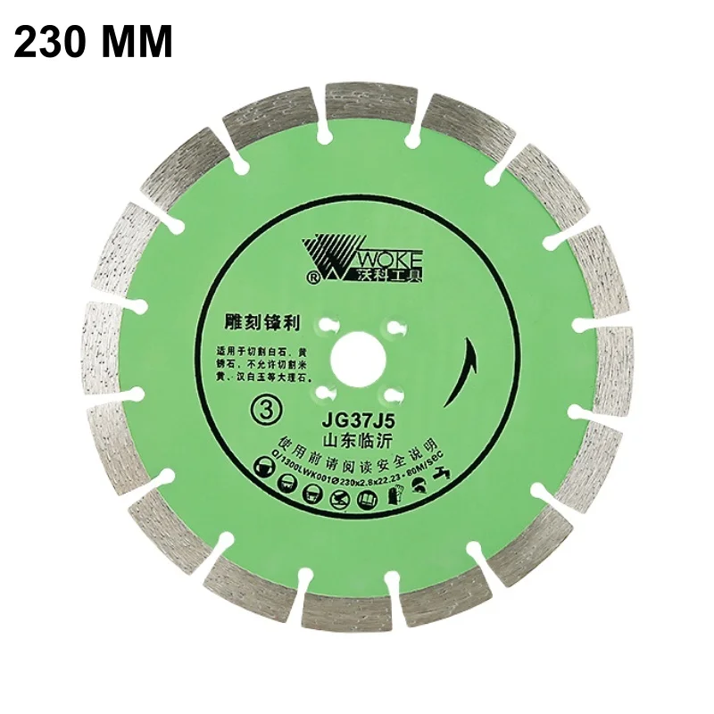 1 Pcs 230MM Diamond Saw Blade for Concrete Quartz Stone Marble Masonry Tile Wall Dry/Wet Cutting Disc Engineering Cutting