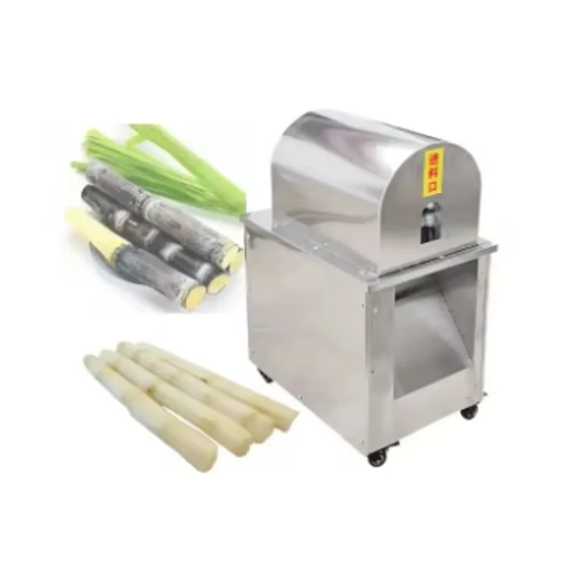 

3m/min Fast Sugar Cane Peel Scraping Machine Sugarcane Peeler