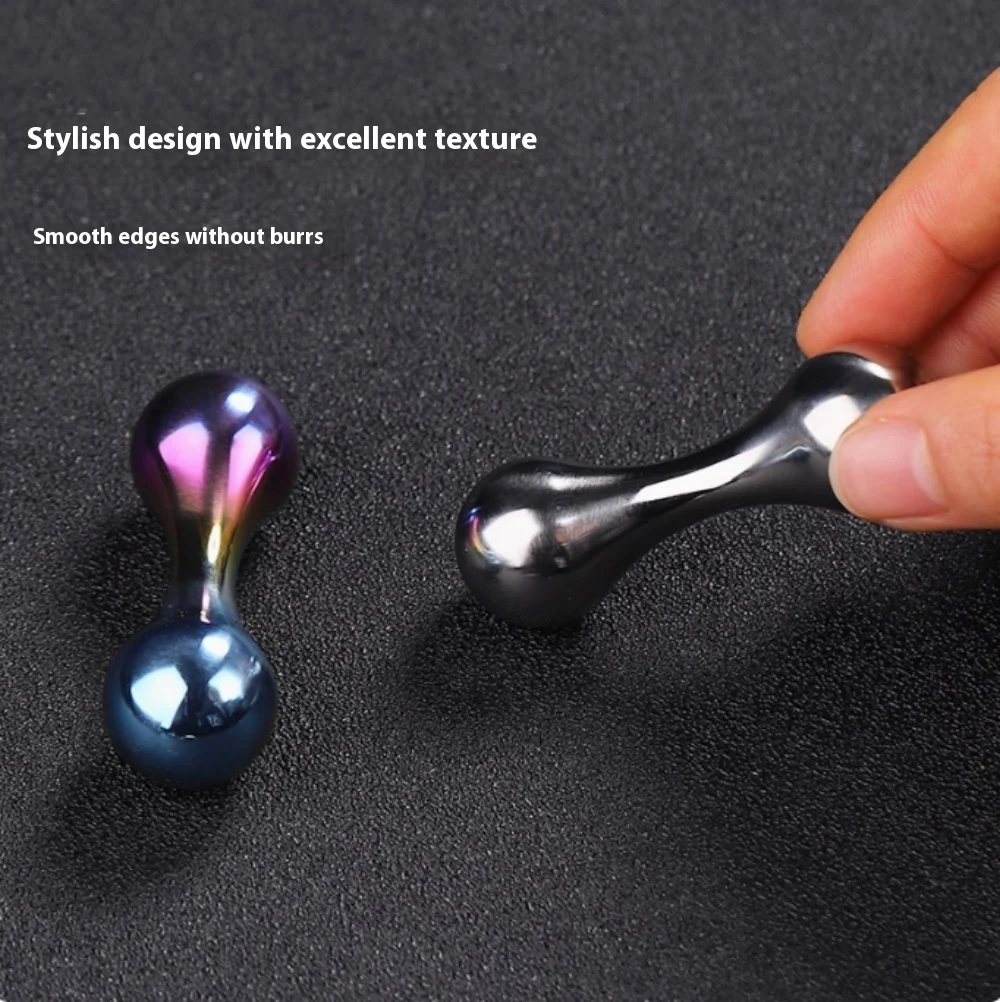 Baole Zhu Fingerbone Titanium Alloy Fingertip Gyro Begleri Toy Extreme EDC Stress Relief Fidget Toy Cool for Autism ADHD Quality