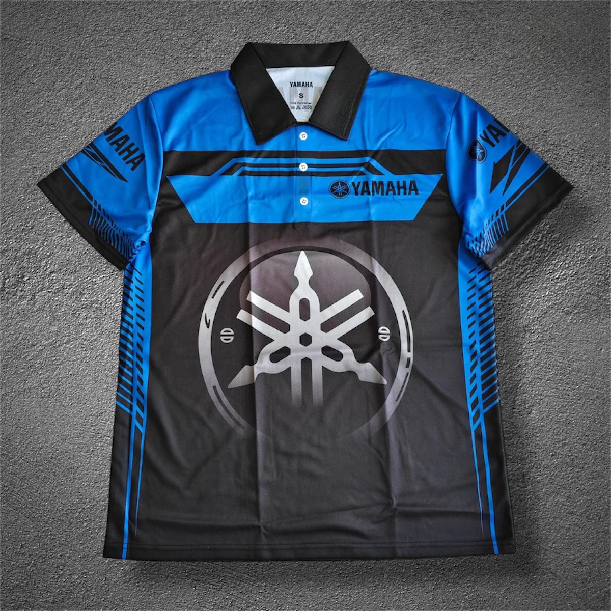 

YAMAHA Fashion High Quality Polo Shirt Summer Men's And Women's Event Clothing Loose Breathable Speed Drying Sports T-shirt