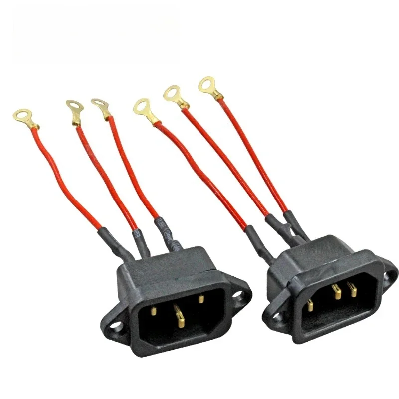 WZ-1pc Rice cooker, rice cooker accessories, three-pin socket with wire, rice cooker power supply character, copper pin
