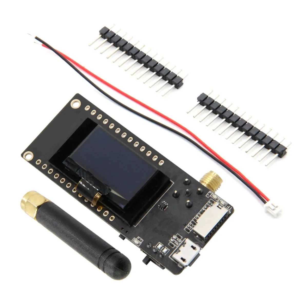ABGN LoRa32 V2.1-1.6 Version 433Mhz ESP-32 SMA CH9102F LoRa OLED 0.96 Inch SD Card Bluetooth WIFI Module