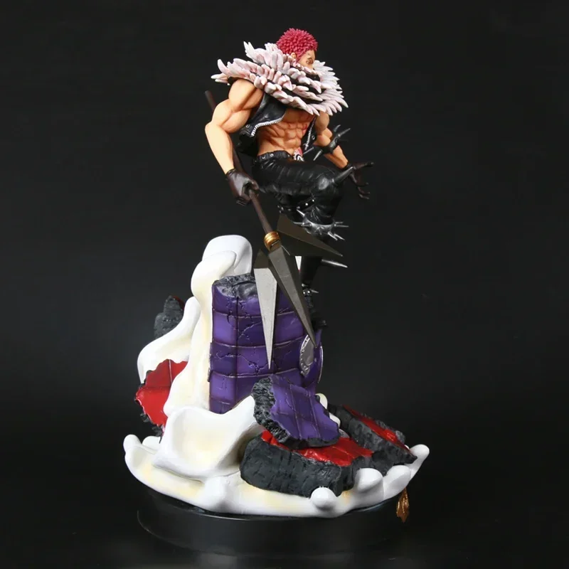 37ซม.อะนิเมะOne PieceรูปGk KingของศิลปินCharlotte Katakuri Pvc Action Figurineสะสมของเล่นของขวัญของเล่นสําหรับChildre