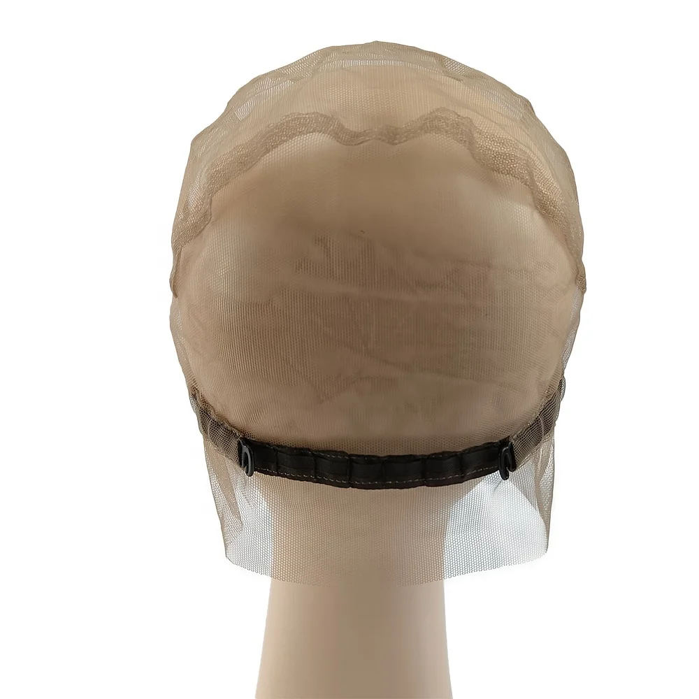 Ruyan 360 درجة كامل الدانتيل المنسوجة يدويا قبعة شعر مستعار مع حزام قابل للتعديل غلويليس Hairnet النسيج قبعة قبعات شعر مستعار