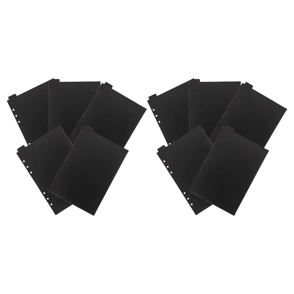 

10pcs Plastic Binder Dividers Index Tabs For Notebooks Files Planners Loose Leaf Page Markers Office School Organization Divider