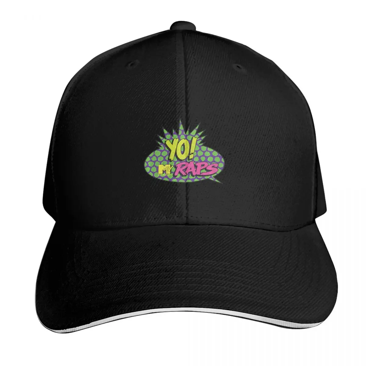 

Yo MTV Raps Classic Logo Design Premium Baseball Cap Hat men Sports Cap Winter hat fashionable Men's Hats Women's