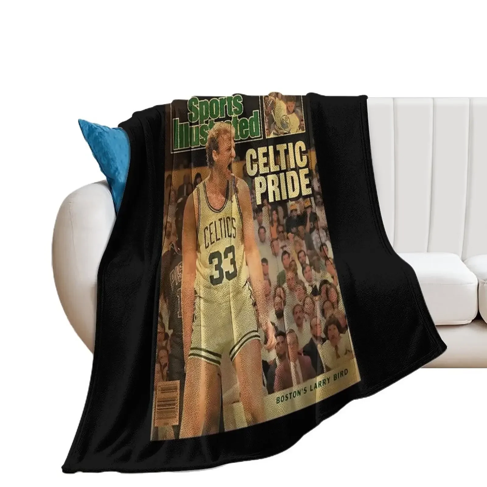 vintage Larry sport bird cover style Throw Blanket Retros Luxury Thicken Blankets