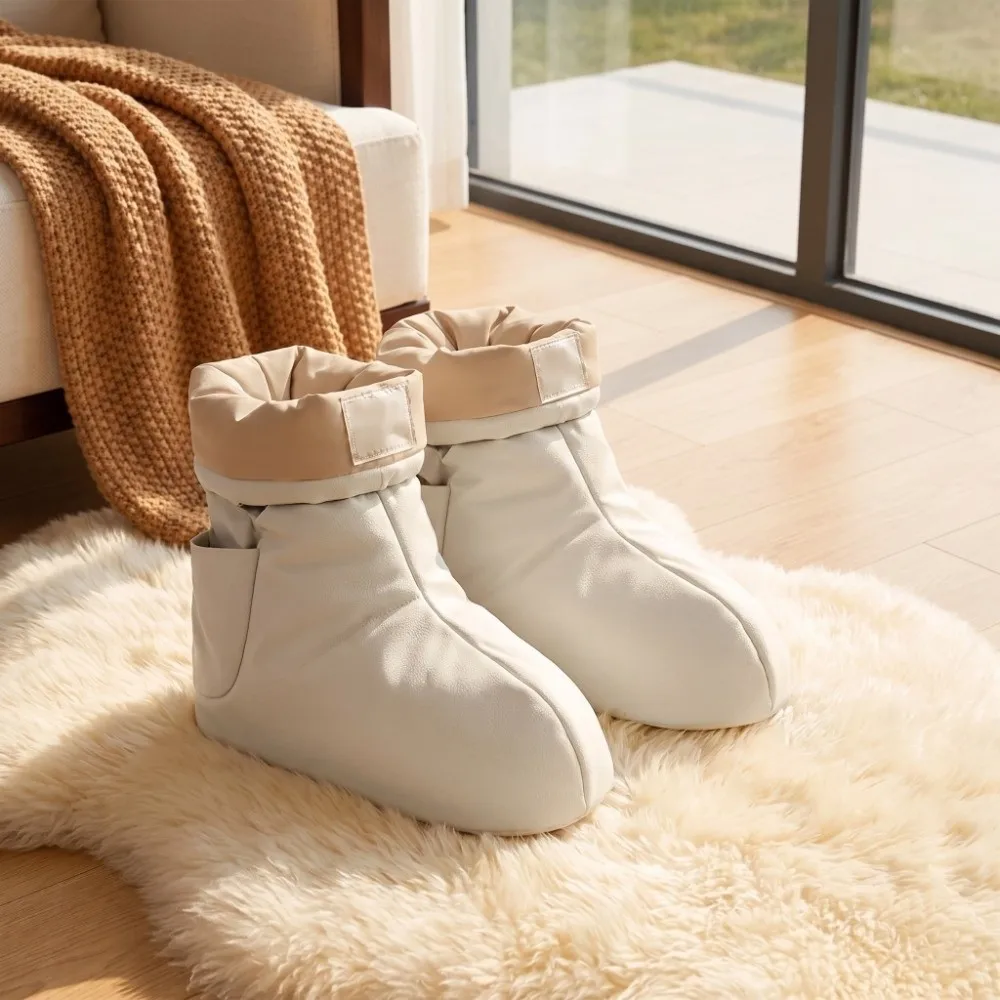 Electric Heating Heated Foot Warmer Boot Heated Socks Thermal Heated Ankle Wrap Winter Warmth Hot Compress Foot Warm Relief Pad