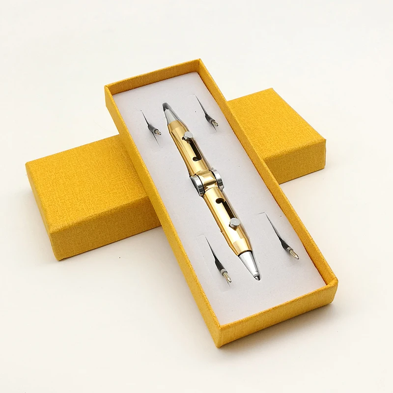 2018 New Creative Metal Ballpoint Pens Fingertip gyro Decompression tools gift box