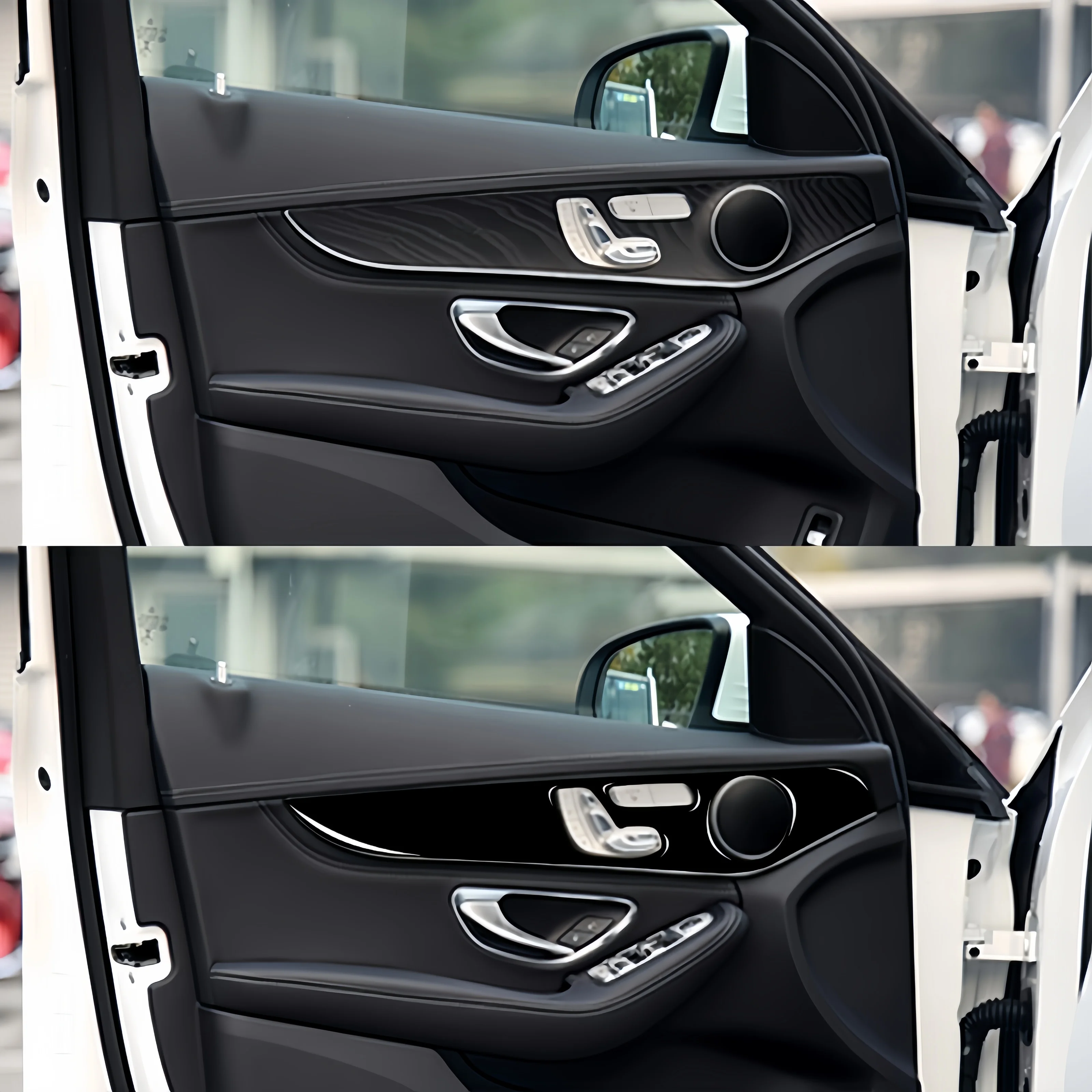 Para Mercedes W205 Benz Clase - Interior Design Mood Board reseña y precio