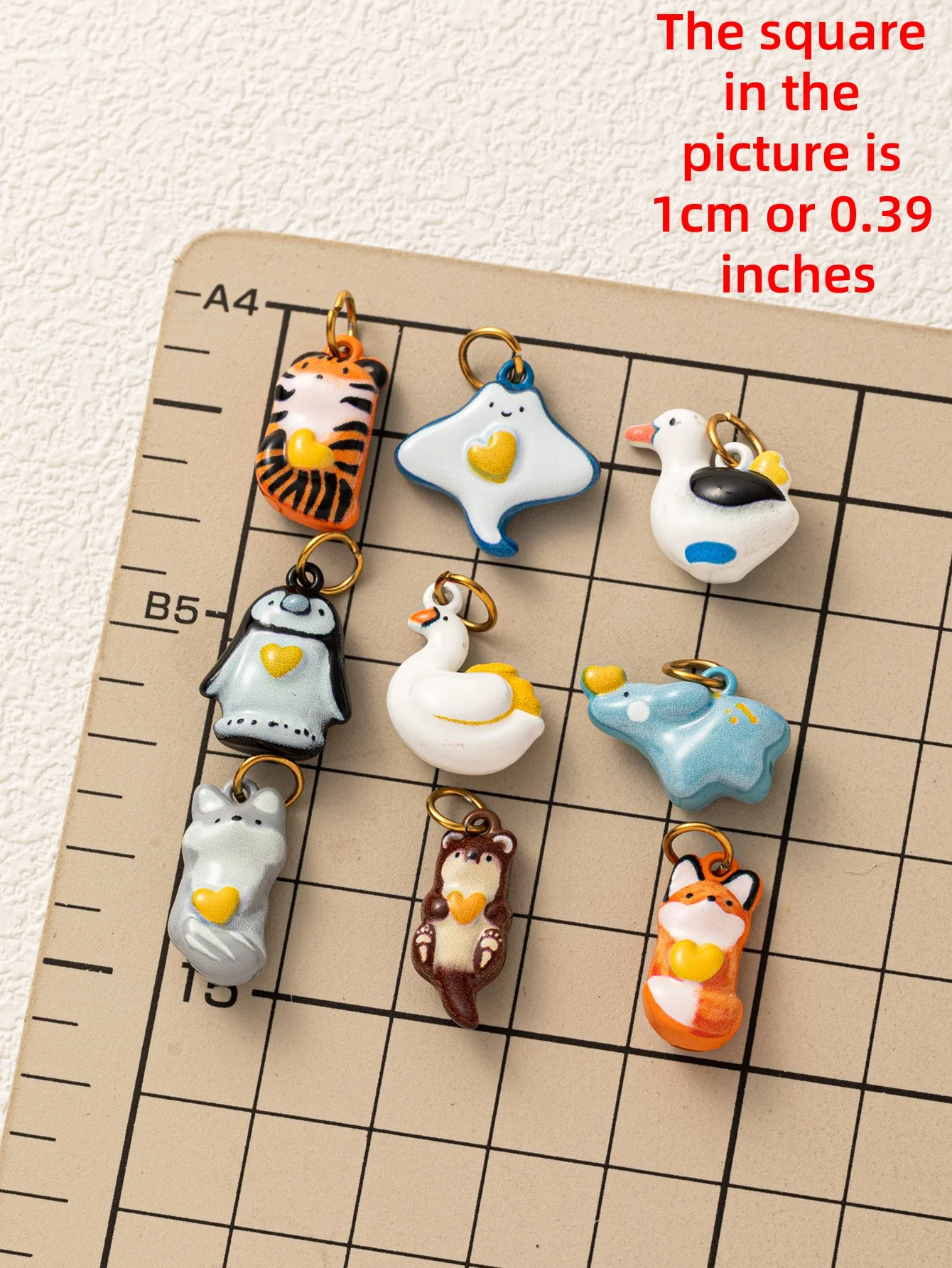 316 Edelstahl Wasserdichter, farbbeständiger, selbstheilender, beliebter schwarzer Gänse-Elefanten-DIY-Anhänger für Schmuck – Detail 1