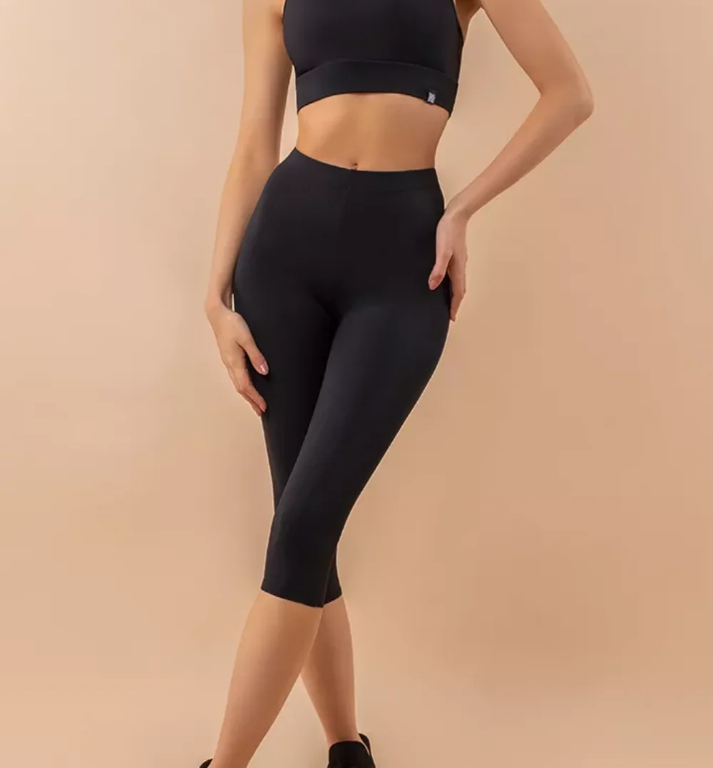 

Ultra Soft Capri For Women Pants Fitness Sweatpants No Perspective Exercise Running Yoga Exercise Capri Tight Pants