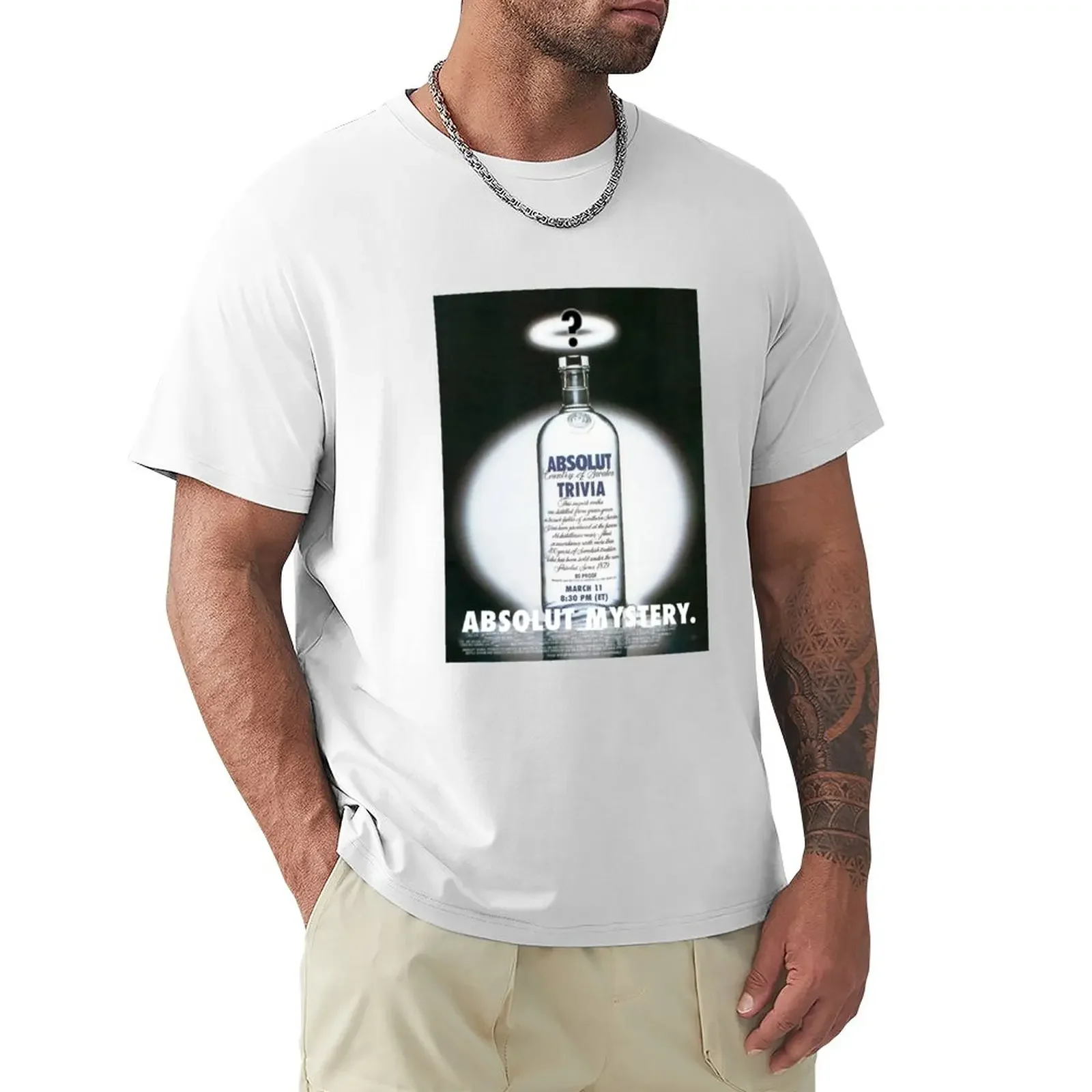 Absolut Trivia T-Shirt quick drying heavyweights blanks workout shirts for men