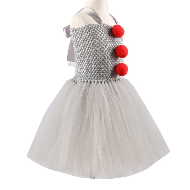Girls Halloween Tutu Costume Princess Cosplay Dress Carnival Party Fancy Dress Up Clothes for Kids Gift