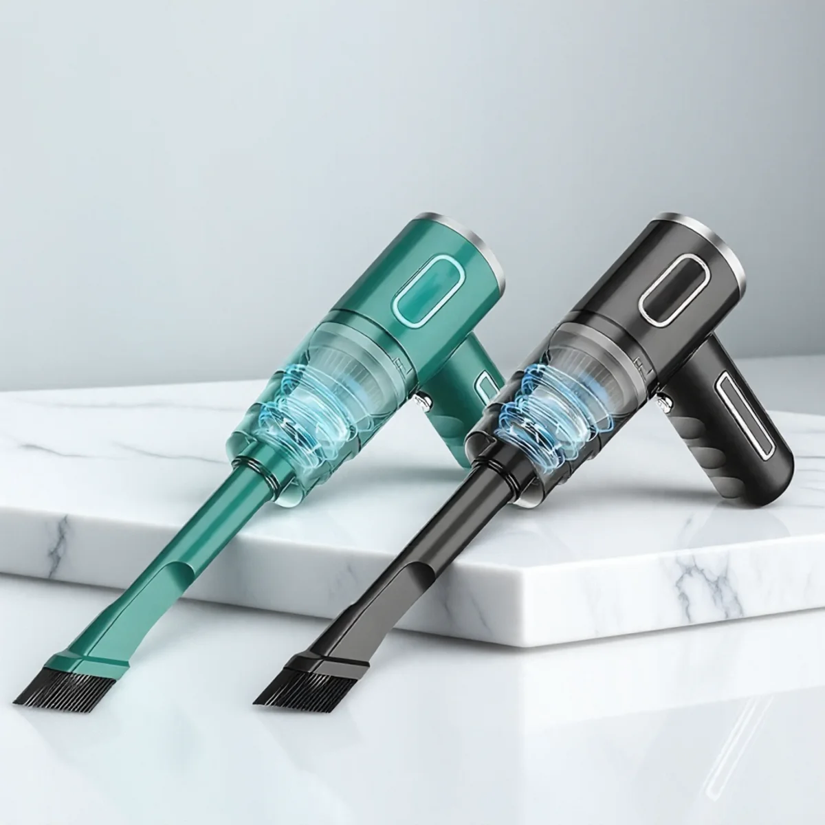 مكنسة كهربائية محمولة لاسلكية 120 وات 29000Pa شفط قوي لتنظيف أريكة السيارة والسجاد والمكتب ورف الكتب