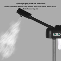 Hot Spray Facial Steamer Ozone Vaporizer Nano Mister Humidifier Deep Cleaning Face Skin Care Whitening Moisturizer Salon Home