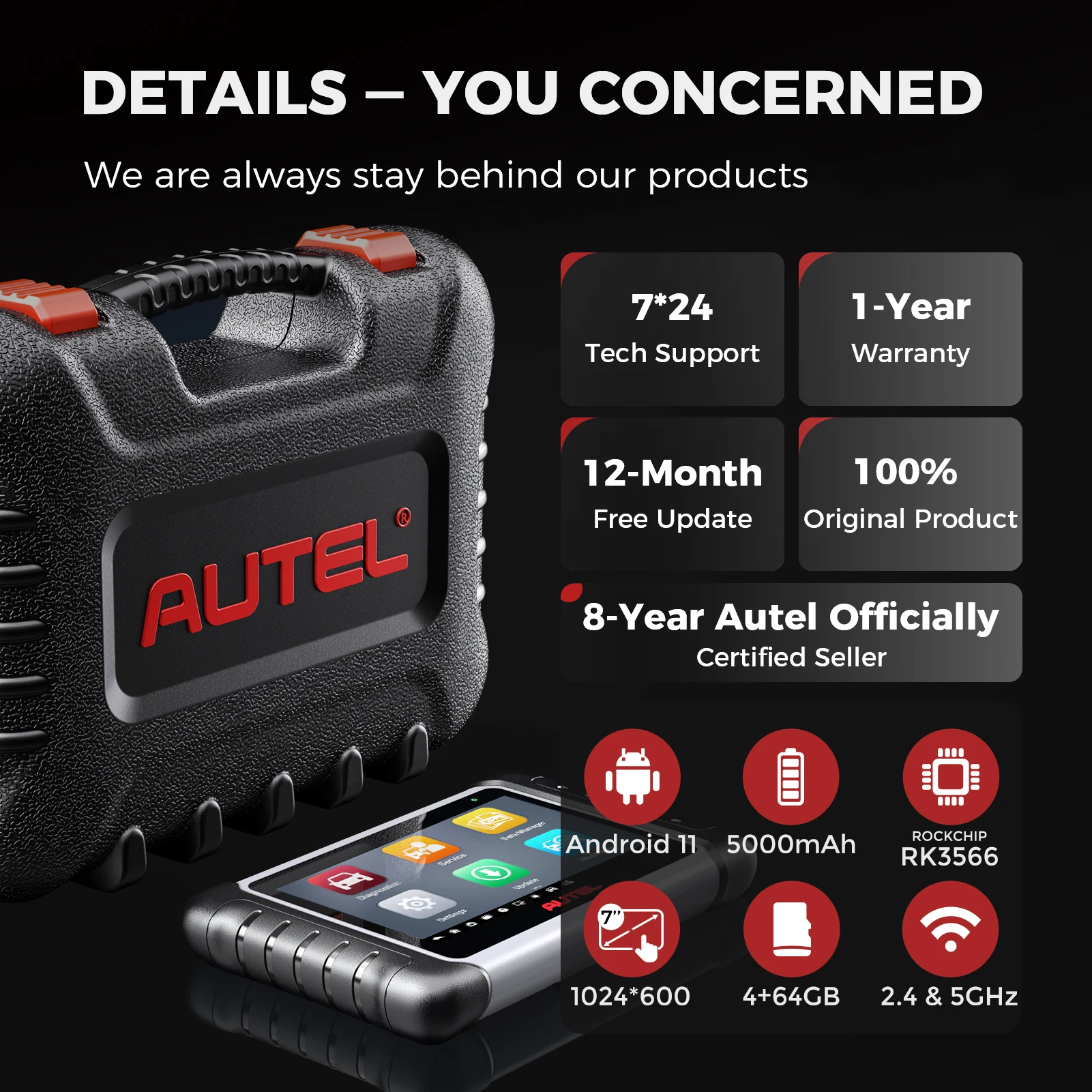 Newest Autel MK808S Pro OBD2 Scanner Bi-directional Diagnostic Tools All System Code Reader PK MK808BT MX808S