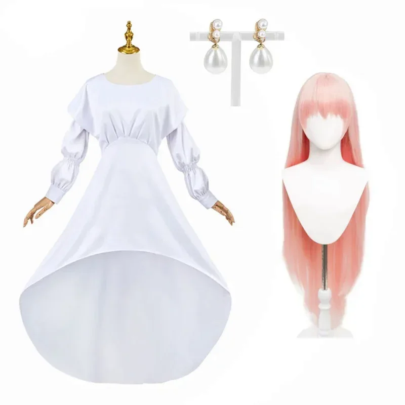 

Аниме Ryuu to Sobakasu no Hime Belle Suzu Naitou Косплей Костюм Карнавал Хэллоуин Рождественская вечеринка Одежда Парик V