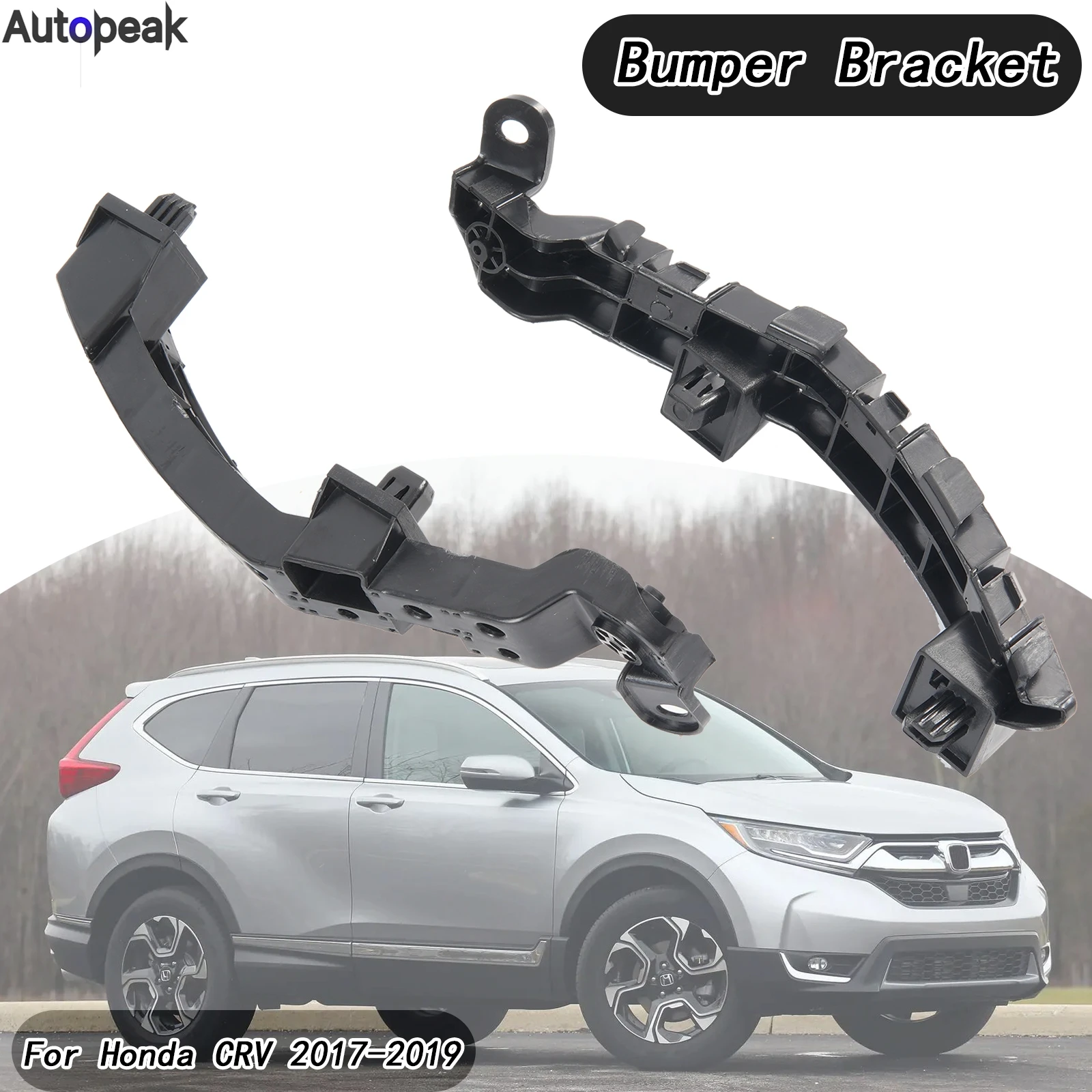 Pair Car Front Left Right Bumper Guide Mount Bracket Grille Retainer 71198-TLA-A01 71193-TLA-A01 For Honda CRV 2017 2018 2019