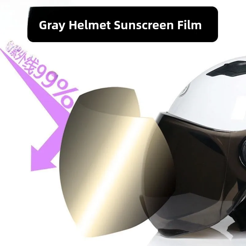 

Vehicle Helmet Sunscreen Film Sticker Windshield Sun Protection Decal Safety Hat Glass Film Home Decor Accessories