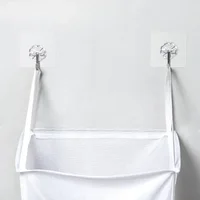 Foldable Wall Mounted Laundry Basket Dirty Clothes Storage Basket Toy Dust Bucket Home Laundry Hamper Dirty Clothes Storage Bag - Image 4