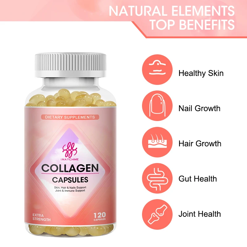 Collagen Multi Collagen Capsules - Types I, II, III, V & X - Hydrolyzed Blend with Biotin & Vitamin C for Hair, Skin, Nails