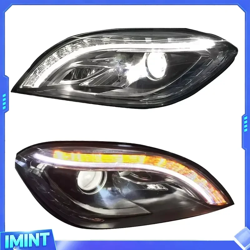 YU GUANG for ML W166 GL Headlights Front Head Light 2012 2015 Upgrade LED Headlamp ML350 ML300 AFS Auto Parts