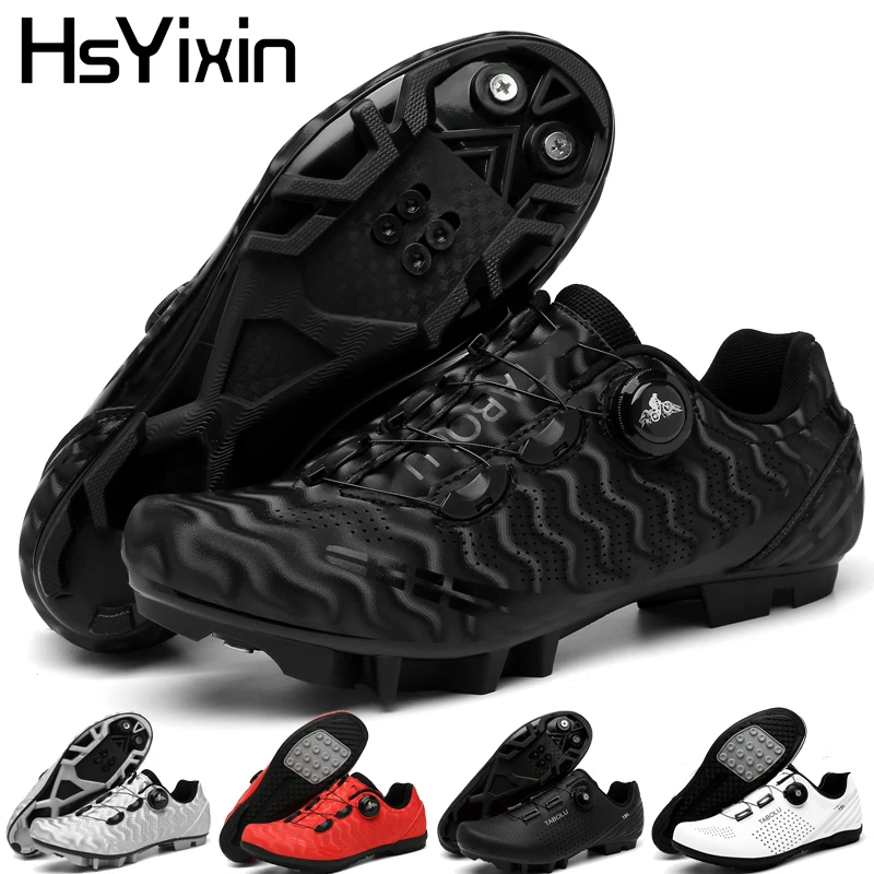 

Унисекс-кроссовки для МТБ, велотуфли с плоской подошвой, мужские и женские кроссовки для велоспорта с шипами для шоссейных и горных велосипедов