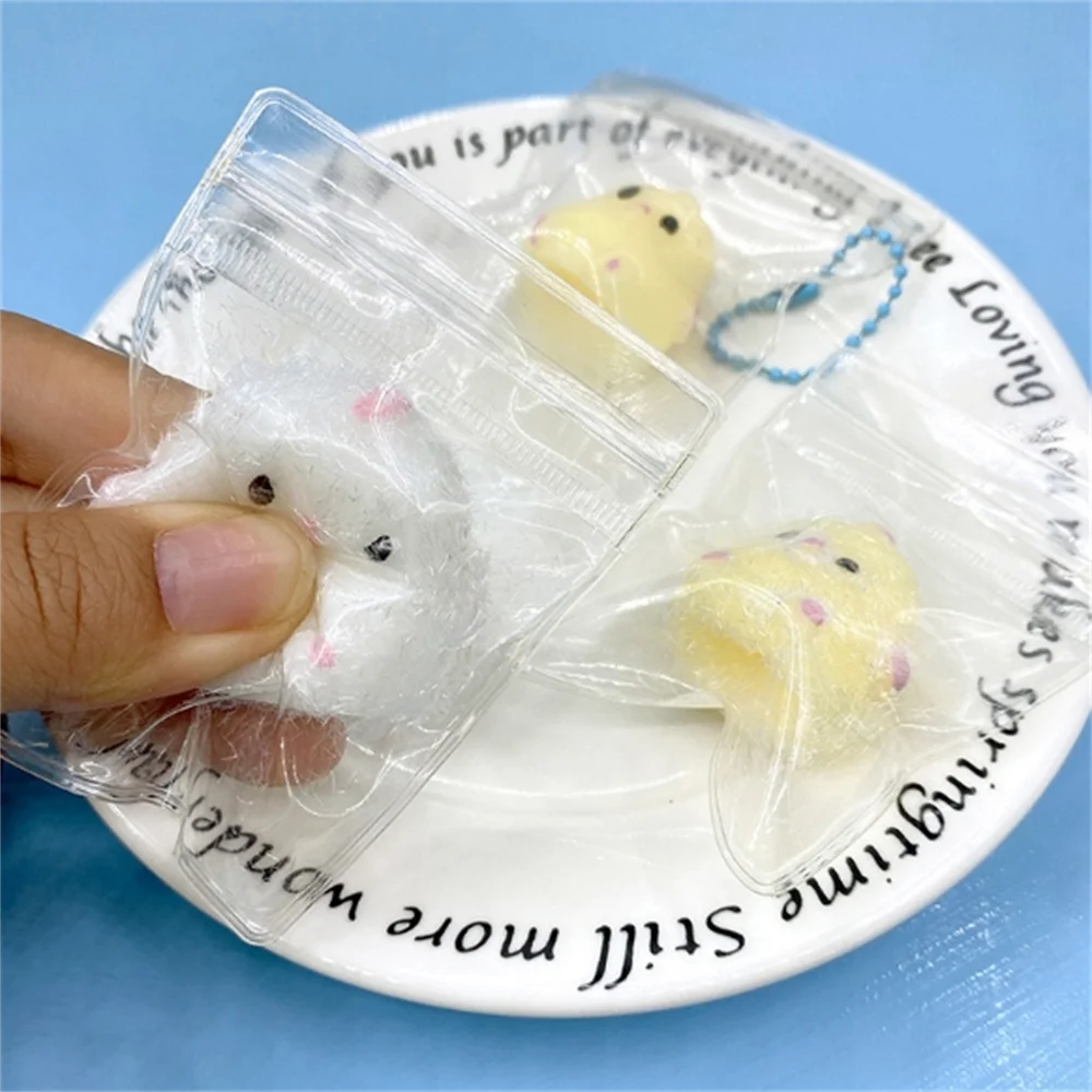 Cute Chick Squeeze Stress Relief Toy Soft Mochi Toy Cartoon Slow Rebound Toys Decompression Squishy Toys For Kids Party Favors