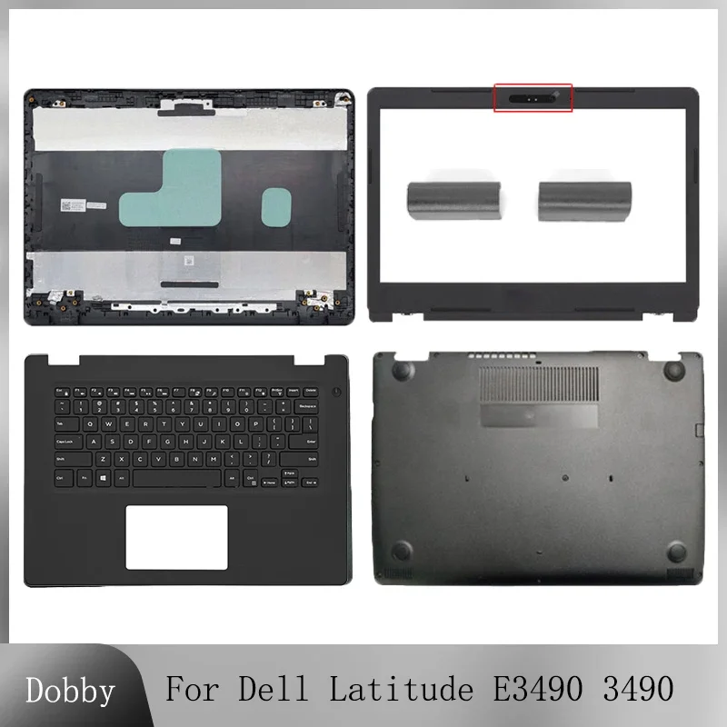 

Оригинальный чехол для ноутбука Dell Latitude E3490 3490, задняя крышка ЖК-дисплея, передняя панель, Упор для рук, крышка клавиатуры, нижняя основание, черный цвет, AA1404