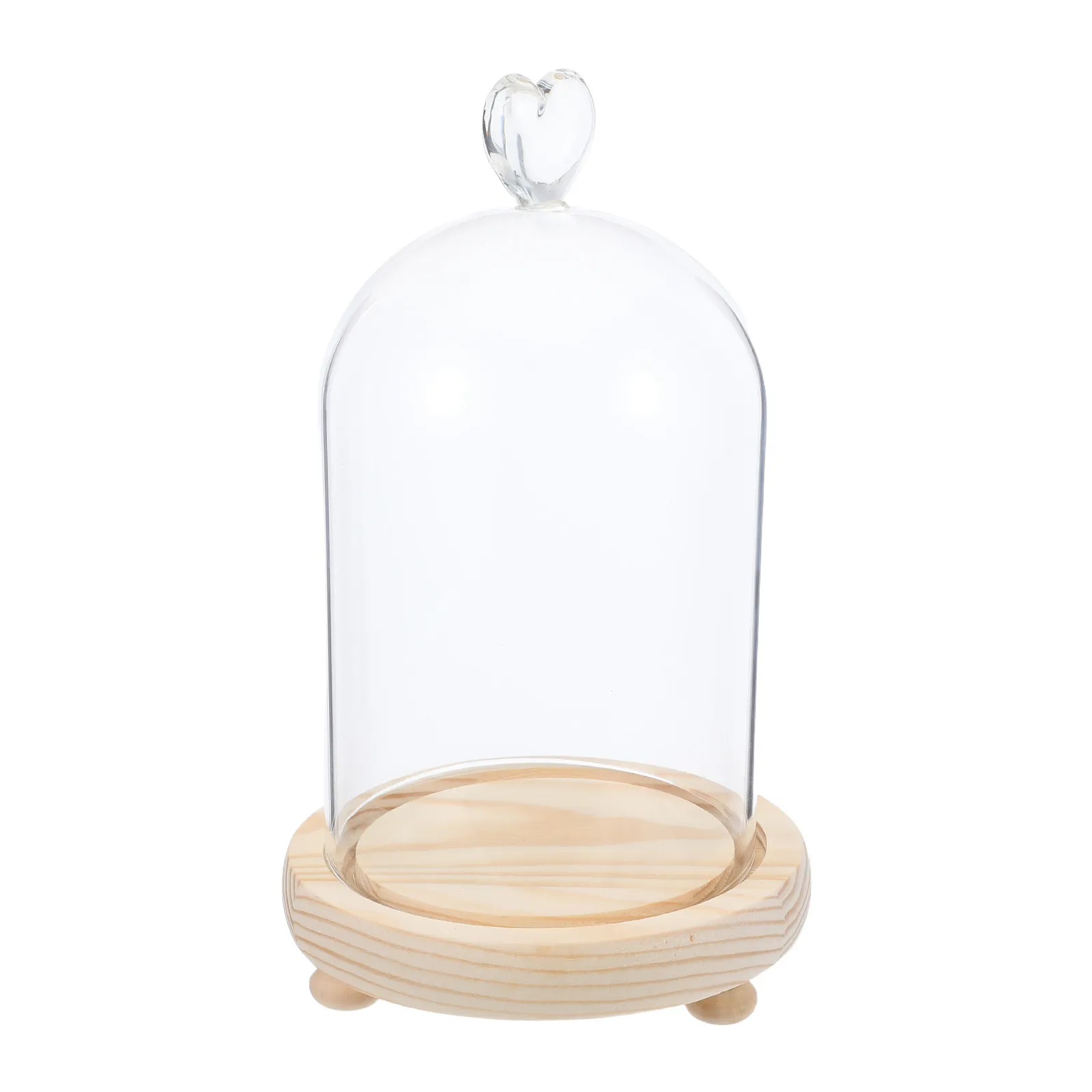 heart-shaped-glass-dome-cloche-8-inch-clear-bell-jar-decorative-display-dome-tabletop-centerpiece-keepsake-cover-with-wood-base
